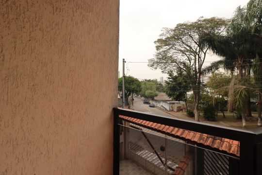 Sacada da Suíte 3 de casa à venda com 3 quartos, 120m² em Vila Alto de Santo Andre, Santo André