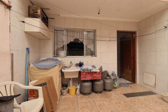 Área de Serviço de casa à venda com 3 quartos, 120m² em Vila Alto de Santo Andre, Santo André