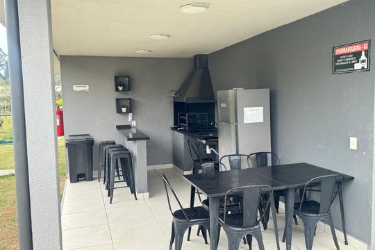 Área comum - Churrasqueira de apartamento para alugar com 2 quartos, 54m² em Jardim Recanto Suave, Cotia