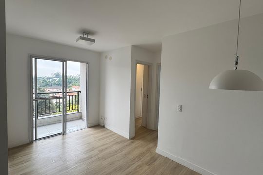 Sala de apartamento para alugar com 2 quartos, 54m² em Jardim Recanto Suave, Cotia