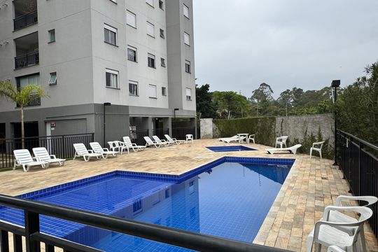 Área comum - Piscina de apartamento para alugar com 2 quartos, 54m² em Jardim Recanto Suave, Cotia