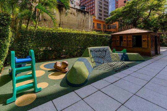 Área externa de apartamento à venda com 3 quartos, 125m² em Vila Olímpia, São Paulo