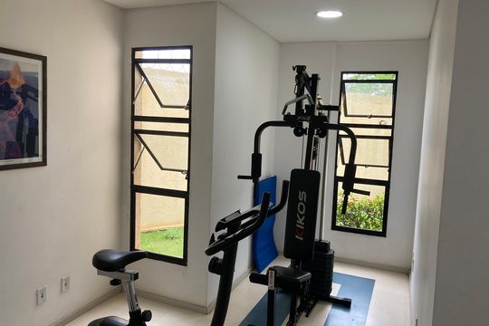 Área comum - Academia de apartamento para alugar com 2 quartos, 281m² em Centro, São Carlos