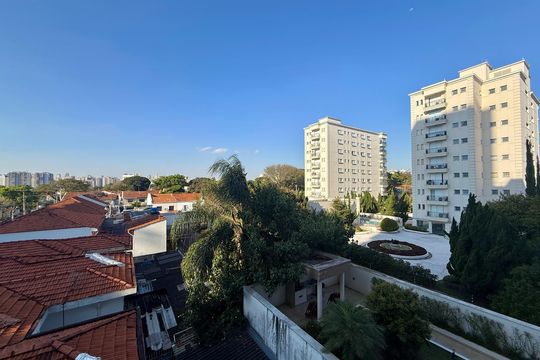 Vista  de apartamento à venda com 1 quarto, 35m² em Campo Belo, São Paulo