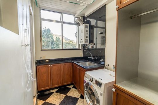 Área de serviço de apartamento para alugar com 4 quartos, 125m² em Copacabana, Rio de Janeiro