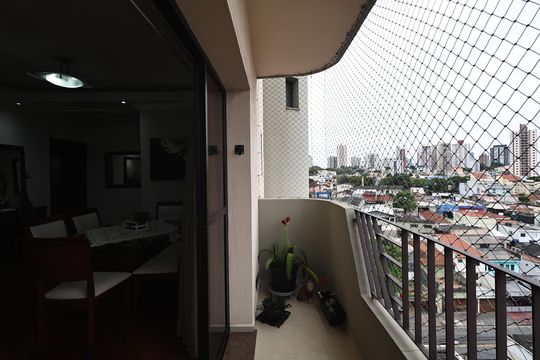 Sacada de apartamento à venda com 3 quartos, 127m² em Vila Marina, Santo André