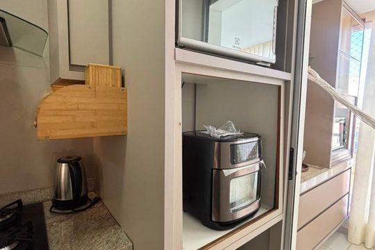 Cozinha de apartamento para alugar com 3 quartos, 78m² em Jardim das Americas 2A Etapa, Anápolis