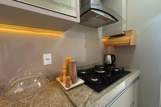 Cozinha de apartamento para alugar com 3 quartos, 78m² em Jardim das Americas 2A Etapa, Anápolis