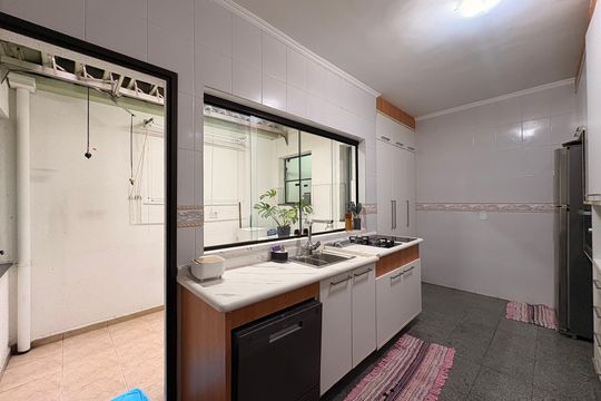 Cozinha de apartamento à venda com 3 quartos, 105m² em Utinga, Santo André
