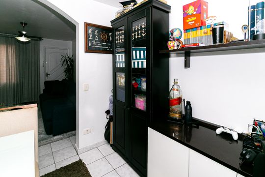 Sala de Jantar de apartamento à venda com 2 quartos, 58m² em Rio Bonito, São Paulo