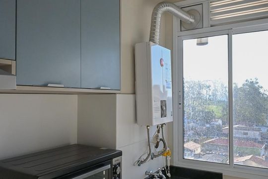 Área de Serviço  de apartamento para alugar com 2 quartos, 44m² em Jardim Monte Alegre, Taboão da Serra