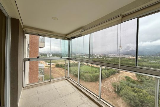 Sala - Varanda  de apartamento para alugar com 2 quartos, 82m² em Barra da Tijuca, Rio de Janeiro
