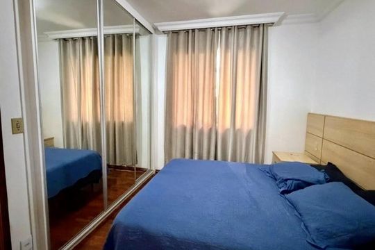 Quarto de apartamento à venda com 3 quartos, 112m² em União, Belo Horizonte