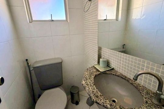 Banheiro de apartamento à venda com 3 quartos, 112m² em União, Belo Horizonte