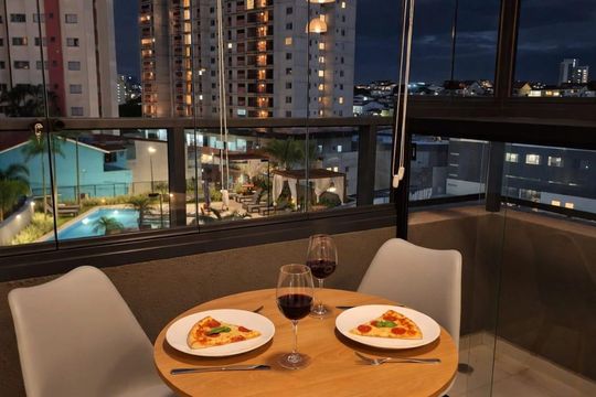 Varanda de kitnet/studio à venda com 1 quarto, 26m² em Vila Primavera, São Paulo