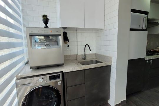 Área de serviço de apartamento para alugar com 3 quartos, 77m² em Jardim das Americas 2A Etapa, Anápolis