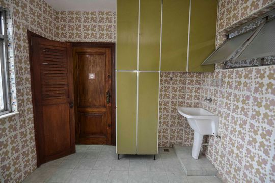 Área de Serviço de apartamento para alugar com 3 quartos, 125m² em Grajaú, Rio de Janeiro