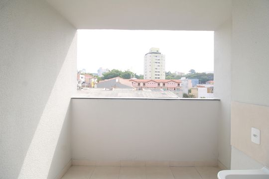 Sala / Cozinha - Varanda de apartamento para alugar com 1 quarto, 37m² em Parada Inglesa, São Paulo