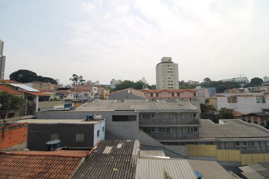 Sala / Cozinha - Varanda de apartamento para alugar com 1 quarto, 37m² em Parada Inglesa, São Paulo