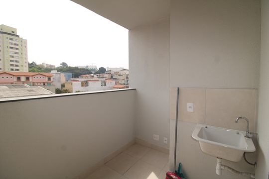 Sala / Cozinha - Varanda de apartamento para alugar com 1 quarto, 37m² em Parada Inglesa, São Paulo