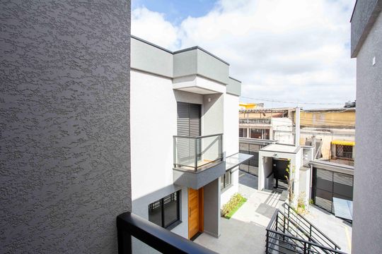 Varanda Da Suite 2 de casa à venda com 2 quartos, 67m² em Parque Sete de Setembro, Diadema