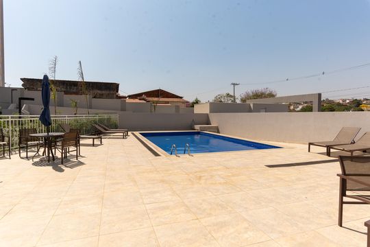 Área comum - Piscina de apartamento para alugar com 2 quartos, 51m² em Vila Palacios, Campinas