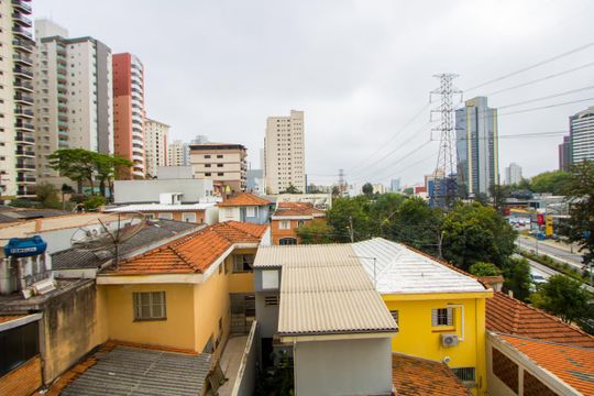 Vista da sala de apartamento para alugar com 2 quartos, 70m² em Vila Dora, Santo André