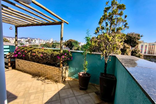 Varanda de apartamento à venda com 3 quartos, 167m² em Ipiranga, Belo Horizonte