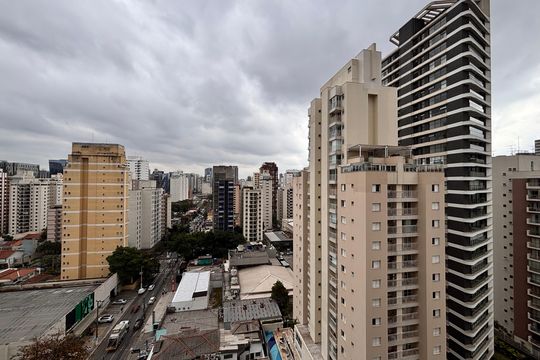 Vista de kitnet/studio para alugar com 1 quarto, 26m² em Vila Olímpia, São Paulo