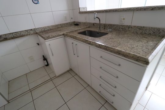 Cozinha de apartamento para alugar com 2 quartos, 118m² em Patrimônio, Uberlândia