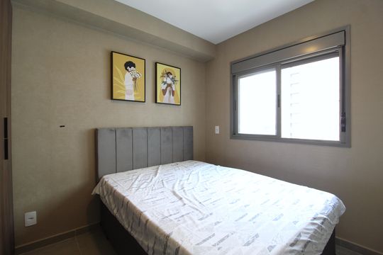 Quarto Suíte de apartamento para alugar com 1 quarto, 25m² em Vila Nova Conceição, São Paulo