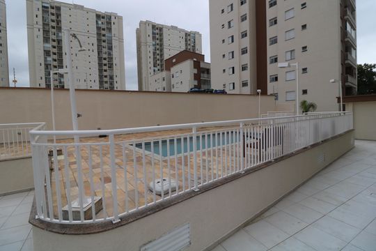Área comum - Piscina de apartamento para alugar com 2 quartos, 50m² em Vila Antonieta, São Paulo