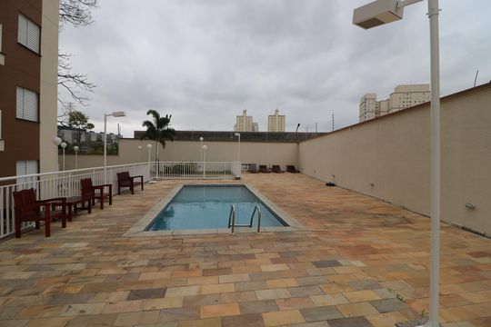 Área comum - Piscina de apartamento para alugar com 2 quartos, 50m² em Vila Antonieta, São Paulo