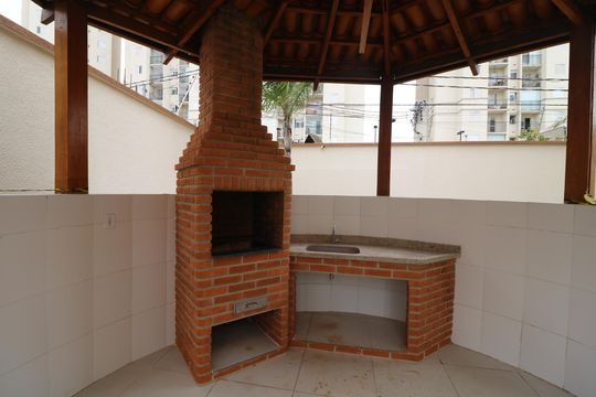 Área comum - Churrasqueira de apartamento para alugar com 2 quartos, 50m² em Vila Antonieta, São Paulo