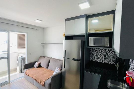 Sala de apartamento para alugar com 1 quarto, 55m² em Bela Vista, São Paulo
