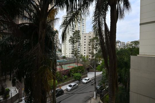Vista da Varanda de apartamento à venda com 3 quartos, 72m² em Vila Andrade, São Paulo