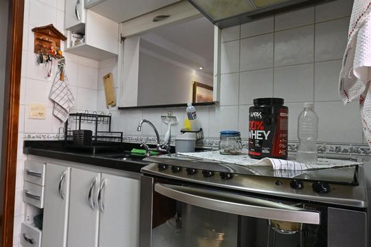 Cozinha de apartamento à venda com 3 quartos, 72m² em Vila Andrade, São Paulo