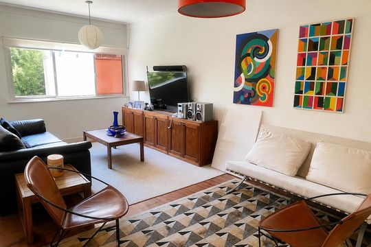 Sala de apartamento à venda com 3 quartos, 86m² em Vila Clementino, São Paulo