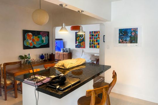 Cozinha de apartamento à venda com 3 quartos, 86m² em Vila Clementino, São Paulo