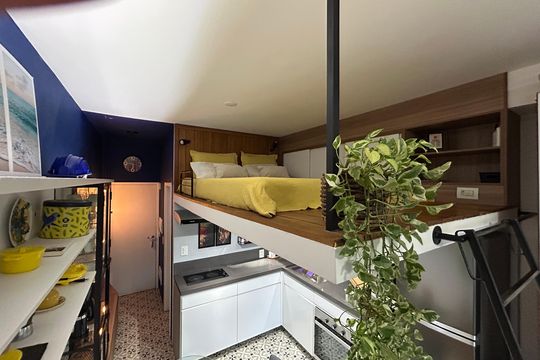 Quarto de apartamento para alugar com 1 quarto, 28m² em Planalto Paulista, São Paulo
