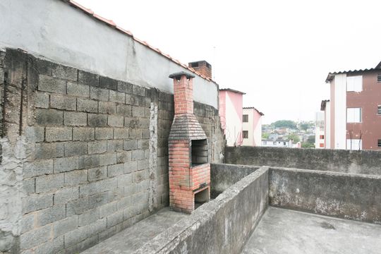 Área comum - Churrasqueira de apartamento para alugar com 2 quartos, 43m² em Conjunto Habitacional Santa Etelvina Ii, São Paulo