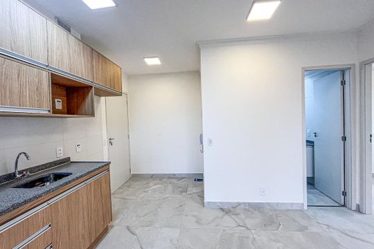 Cozinha de apartamento para alugar com 2 quartos, 42m² em Vila Albertina, São Paulo