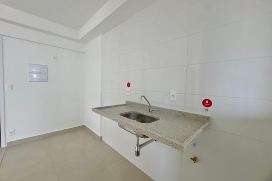 Cozinha de apartamento à venda com 1 quarto, 54m² em Picanço, Guarulhos
