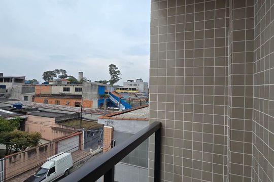 Varanda do Quarto  de apartamento para alugar com 1 quarto, 30m² em Jardim Ottawa, Guarulhos