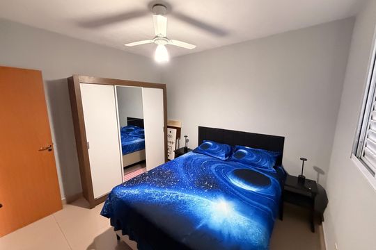 Quarto 1 de apartamento para alugar com 2 quartos, 54m² em Jardim Sao Francisco, Piracicaba