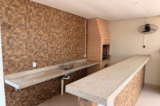 Área comum - Churrasqueira 2 de apartamento para alugar com 2 quartos, 54m² em Jardim Sao Francisco, Piracicaba