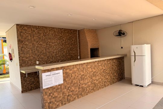 Área comum - Churrasqueira 2 de apartamento para alugar com 2 quartos, 54m² em Jardim Sao Francisco, Piracicaba