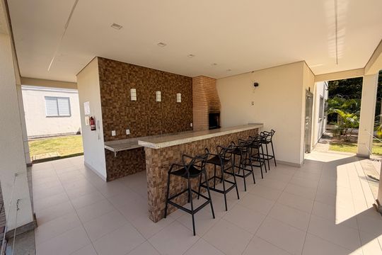 Área comum - Churrasqueira de apartamento para alugar com 2 quartos, 54m² em Jardim Sao Francisco, Piracicaba