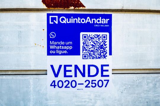 Placa de apartamento à venda com 1 quarto, 43m² em Trevo, Belo Horizonte
