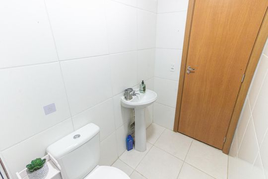Banheiro de apartamento para alugar com 1 quarto, 24m² em Belenzinho, São Paulo